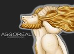  asgore_dreemurr blonde_hair body_hair boss_monster caprine hair humor long_hair male mammal solo undertale video_games 