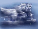  bit555 canine cloud dlost dlostarts mammal solo wolf 