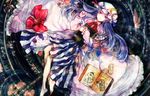  bad_id bad_pixiv_id book hat kyachi long_hair patchouli_knowledge purple_eyes purple_hair ribbon solo touhou 