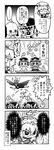  4koma abua check_translation comic greyscale highres monochrome multiple_girls onozuka_komachi reiuji_utsuho reiuji_utsuho_(bird) shiki_eiki touhou translated translation_request 