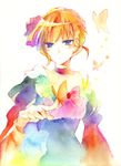  beatrice blonde_hair butterfly dress suzushiro_kurumi umineko_no_naku_koro_ni 