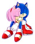  amy_rose anthro black_nose boots clothing dani dress duo female footwear gloves hair hedgehog male mammal pink_hair sonic_(series) sonic_the_hedgehog video_games 