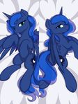  2015 cutie_mark equine female feral friendship_is_magic hair horn long_hair looking_at_viewer lying mammal my_little_pony princess_luna_(mlp) smile solo theparagon winged_unicorn wings 