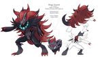  black_fur canine fak&eacute;mon fox fur hair mammal mega_evolution nintendo pok&eacute;mon red_hair video_games zacharybla zoroark zorua 