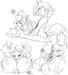  2015 animal_genitalia anthro balls big_breasts breasts butt cum duo equine fan_character female fur hair horn horse huge_breasts invalid_tag male mammal my_little_pony nipples nude oral penis pony pussy sex simple_background sketch smutbooru titfuck unicorn white_background 