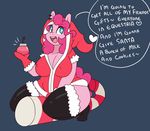  &lt;3 &lt;3_eyes 2015 anthro big_breasts breasts christmas cleavage clothed clothing earth_pony english_text equine erect_nipples female friendship_is_magic holidays horse mammal my_little_pony nipple_bulge nipples pinkie_pie_(mlp) pony solo somescrub text 