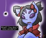  arachnid arthropod black_hair blush clothing crossover dialogue equine feral friendship_is_magic hair horse invalid_tag mammal muffet multiple_eyes my_little_pony open_mouth pixel ponification pony solo spider spider_web text undertale video_games zutcha 