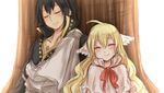  1girl awai_shiro capelet closed_eyes face fairy_tail head_tilt head_wings mavis_vermilion sleeping smile upper_body zeref 