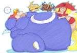  belly breasts date edith_up_(rayman) feeding female food force_feeding forced male moobs overweight prisonsuit-rabbitman rayman rayman_(series) stuffing 