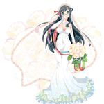  :o alternate_costume arishiki arm_at_side bangs bare_shoulders beads bouquet breasts bridal_veil cleavage collarbone dress elbow_gloves floral_background flower frills full_body glasses gloves gradient green_eyes hair_flower hair_ornament hair_ribbon hand_on_own_face holding holding_bouquet kantai_collection large_breasts long_dress long_hair looking_at_viewer ooyodo_(kantai_collection) red_ribbon ribbon semi-rimless_eyewear solo strapless strapless_dress under-rim_eyewear veil very_long_hair wedding_dress white_dress white_gloves 