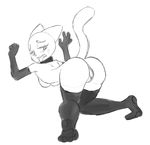  anthro bent_over blue_fur breasts butt carmel_(artist) cat clothing feline female fur gloves leggings legwear looking_back mammal mature_female mother nicole_watterson parent pussy sex solo the_amazing_world_of_gumball tongue tongue_out 