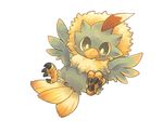  bad_id bad_pixiv_id bird feathered_wings feathers gen_5_pokemon no_humans pokemon pokemon_(creature) rufflet simple_background solo white_background wings 