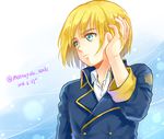  armin_arlert blonde_hair blue_eyes dated male_focus moxue_qianxi shingeki_no_kyojin solo 