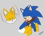  anthro blush canine fox male male/male mammal miles_prower oral penis sex sonic_(series) sonic_the_hedgehog sonicwind01 