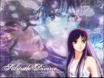  athena athena_(saint_seiya) kido_saori kidou_saori long_hair purple_hair saint_seiya saori_kido wallpaper 