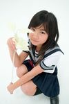  asian child cute girl photo photograph ruika school_uniform 