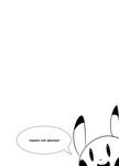  2015 black_and_white black_nose comic hi_res mammal monochrome nintendo open_mouth pikachu pok&eacute;mon rat rodent simple_background tom_smith video_games white_background 