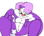  artie digital_media_(artwork) duo female fifi_la_fume fur ishoka larger_female macro mammal perspective presenting presenting_pussy purple_fur pussy simple_background size_difference sketch skunk smile solo_focus tiny_toon_adventures warner_brothers 