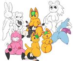  aintsmart alpaca breasts camelid canine feline female francine_(animal_crossing) group labelle lagomorph male mammal marshal_(animal_crossing) penis porcupine pussy rabbit reese_(animal_crossing) rodent squirrel tangy_(animal_crossing) 