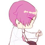  chibi eyes_visible_through_hair inazuma_eleven_(series) inazuma_eleven_go lowres male_focus minamisawa_atsushi profile simple_background solo stethoscope tete_(tetenim) white_background 