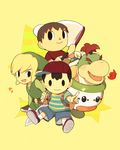  4boys animal_crossing black_hair blonde_hair bowser_jr. claws crossover doubutsu_no_mori earthbound_(series) group human hylian lucas male mammal mario_bros mother_(series) multiple_boys ness nintendo reptile scalie shell short_hair spikes super_mario_bros. super_smash_bros super_smash_bros. the_legend_of_zelda the_legend_of_zelda:_the_wind_waker toon_link turtle unknown_artist video_games villager_(animal_crossing) villager_(doubutsu_no_mori) 