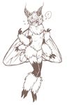  ? ambiguous_gender antennae arthropod blush insect monochrome moth multi_limb solo unknown_artist wings 