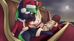  chloe_nightrose christmas costume fellatio female hi_res holidays invalid_tag male male/female marsminer moonlit_ace my_little_pony oral saliva sex sleigh 