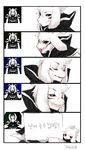  asriel_dreemurr bad_id bad_tumblr_id black_sclera can't_show_this censored chibi closed_eyes comic evil_smile expressions fangs horns korean koyashaka male_focus monster_boy novelty_censor older open_mouth smile smirk solo spoilers translated undertale upside-down 