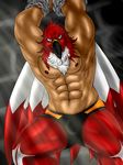  abs avian bdsm beak biceps big_muscles bird bondage bound clothed clothing eurobeat fatal_fury feathers half-dressed human looking_at_viewer male mammal mask muscular muscular_male nipples parrot pecs snk solo sweat tizoc topless 