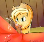  anthro applejack_(mlp) big_macintosh_(mlp) brother brother_and_sister cum cumshot earth_pony equine erection female friendship_is_magic horse incest licking male mammal my_little_pony oral orgasm penis penis_lick pony sex sibling sister tigerfestivals tongue tongue_out 