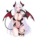  1girl absurdres artist_request between_breasts breasts cleavage corruption dark_persona demon_girl demon_horns demon_tail demon_wings detached_collar elbow_gloves elf forehead frilled_one-piece_swimsuit frills game_asset gloves glowing glowing_tattoo gradient_horns heart heart_tattoo highleg highleg_one-piece_swimsuit highres hiraia hiraia_(forbidden_invitation) horns long_hair long_pointy_ears long_sidelocks multi-strapped_swimsuit multicolored_horns navel official_alternate_costume official_art one-piece_swimsuit pink_eyes pointy_ears poker_fate pubic_tattoo pubic_tattoo_visible_through_clothes revealing_clothes seductive_smile see-through_clothes see-through_shirt shirt sidelocks simple_background single_glove single_thighhigh smile solo strap_between_breasts swimsuit tail tattoo thighhighs torn_wings transparent_background very_long_hair white_hair wings 