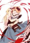  alice_margatroid bad_id bad_pixiv_id blonde_hair blue_eyes book capelet character_doll doll doll_joints fuurin_(omaemona) hairband kirisame_marisa puppet short_hair touhou 
