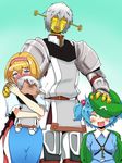 alice_margatroid bad_id bad_pixiv_id blonde_hair blue_eyes blue_hair blush buront capelet character_doll crossover doll guilty_gear hair_bobbles hair_ornament hairband hat iwamasama kawashiro_nitori multiple_girls parody robo-ky short_hair the_iron_of_yin_and_yang touhou twintails two_side_up 