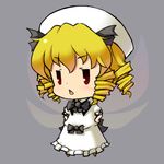  blonde_hair blueberry_(5959) chibi hat luna_child red_eyes solo touhou wings 