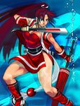  breasts fan fatal_fury fighting garou_densetsu kunoichi lowres ninja shiranui_mai snk 