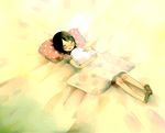  barefoot bed blanket closed_eyes copyright_request cub feet pillow pillow_hug seal seal_cub sleeping solo tamayo 