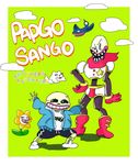  annoying_dog brothers caribun flowey_(undertale) glyde_(undertale) jojo_no_kimyou_na_bouken multiple_boys no_humans papyrus_(undertale) parody sans siblings skeleton style_parody undertale 