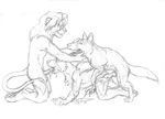  anal anthro canine chris_mckinley collie cum dog erection feline feral group group_sex lion male male/male mammal masturbation oral penis sex sketch threesome tongue 