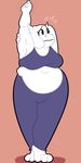 anthro belly big_belly breasts caprine clothed clothing female goat hi_res mammal overweight solo toriel undertale video_games weight_gain 