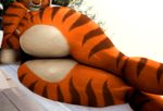  anthro big_butt bracelet butt clothing edit feline female fur jewelry kung_fu_panda mammal master_tigress orange_fur oystercatcher7 photo_manipulation photomorph solo stripes tiger underwear 