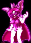  areola beckoning black_background breasts clothing demon digital_media_(artwork) female fire gloves gravity_falls horn keishinkae lips monster nipples nude open_mouth pussy pyronica simple_background smile teeth tongue tongue_out 
