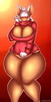  2015 anthro bat big_breasts blush breasts cleavage clothed clothing female hi_res huge_breasts mammal panties rouge_the_bat skimpy solo sonic_(series) supersonicrulaa underwear 