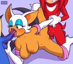  anthro balls big_breasts breasts clothing erection female gloves green_eyes group group_sex hedgehog humanoid_penis knuckles_the_echidna male male/female mammal nipples nude open_mouth oral penetration penis pussy rha rouge_the_bat sex sonic_(series) sonic_the_hedgehog threesome tongue vaginal video_games 