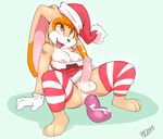  anal anal_insertion anal_penetration anthro anus balls breasts christmas clothing cum cum_while_penetrated dickgirl hands-free holidays intersex lagomorph mammal nipples orgasm penetration penis permavermin rabbit sex_toy sonic_(series) vanilla_the_rabbit 