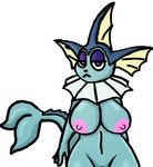  anthro areola big_areola big_breasts breasts digital_media_(artwork) eeveelution female fin half-closed_eyes iguanasarecool low_res marine nintendo nipples pok&eacute;mon purple_eyes simple_background solo standing vaporeon video_games white_background 