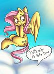  2015 atane27 english_text equine female feral fluttershy_(mlp) friendship_is_magic mammal my_little_pony pegasus text wings 