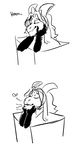  &lt;3 2015 aged_up asriel_dreemurr beard blonde_hair boss_monster box catbeansclub cute disembodied_hand facial_hair hair hi_res horn long_ears male petting sketch solo undertale video_games 