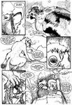  anthro black_and_white black_nose boar bound breasts butt canine cigarette collar comic crying dialogue dog dog_tags domination duo embrace english_text fear female flashback fur hair hand_on_head knife lying male male/female mammal monochrome mulefoot nipples nude on_back pig pleading porcine rope simple_background sitting slop smoke smoking snot tears text tusks 