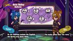  blazingcobalt blue_hair duo english_text female green_eyes hair nintendo octoling red_hair sibling sisters splatoon tentacles text video_games 