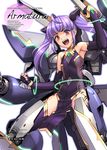  cover cover_page flat_chest long_hair magaki_ryouta mecha_musume open_mouth purple_hair red_eyes solo twintails 